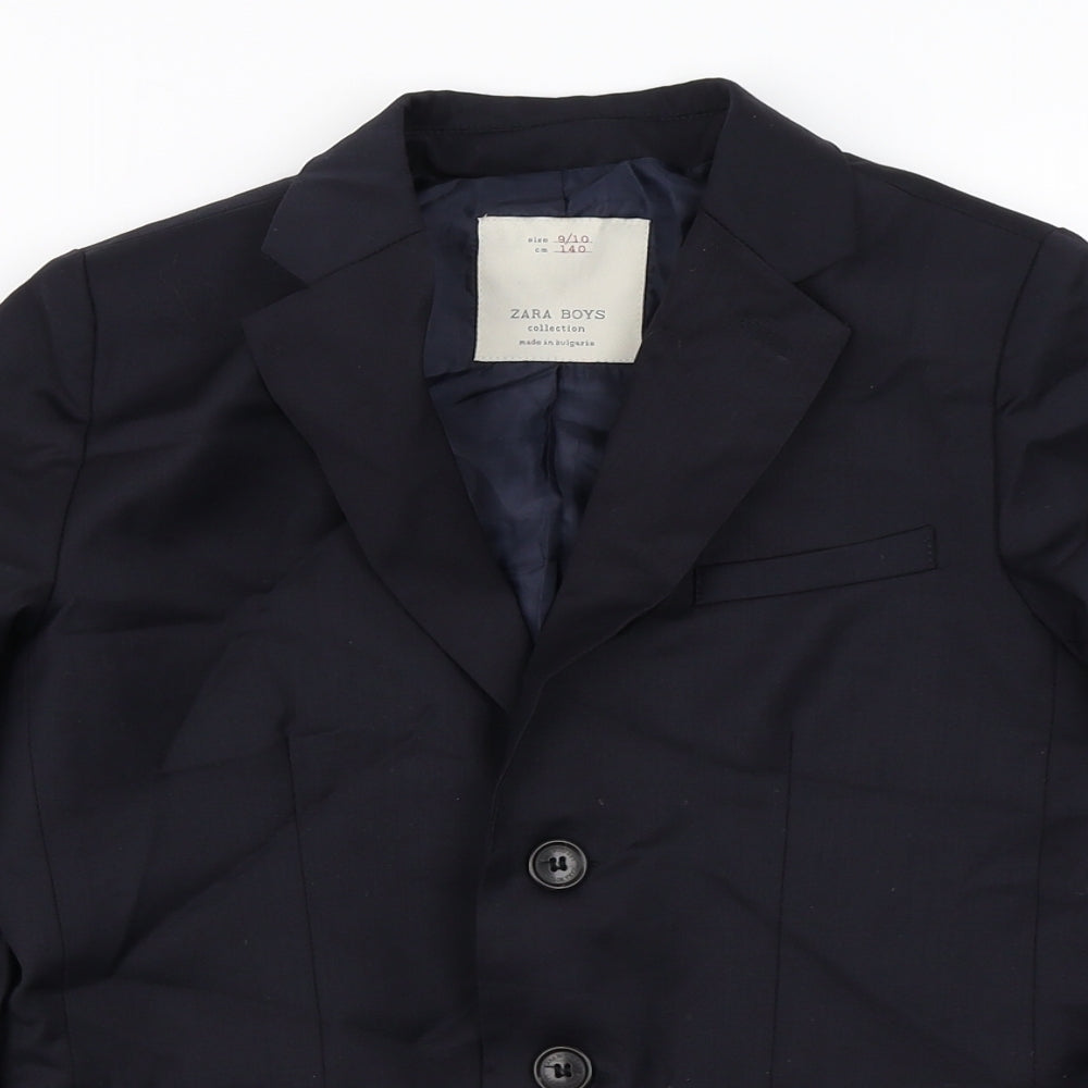 Zara Boys Blue   Jacket Blazer Size 9-10 Years