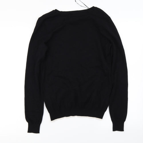 Heart and Soul  Womens Black   Pullover Jumper Size 10