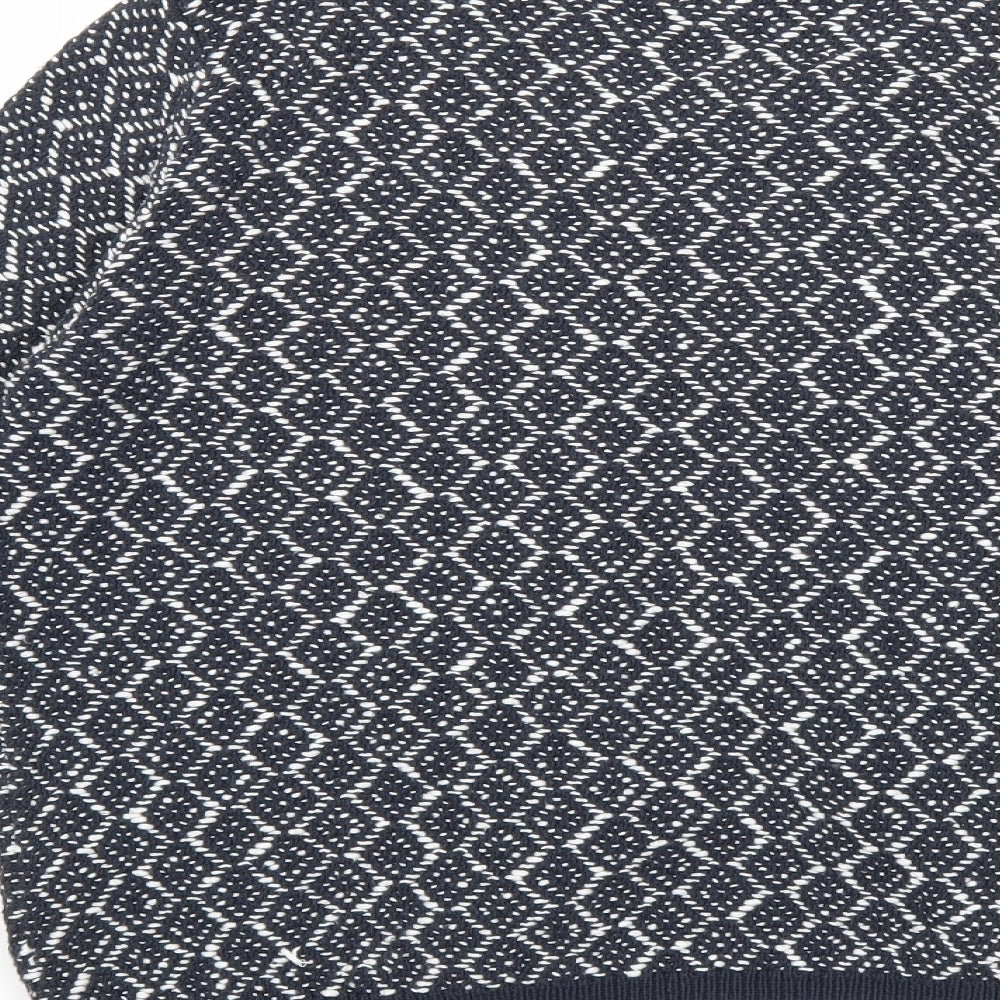 Nutmeg Womens Black  Knit Cardigan Jumper Size 16