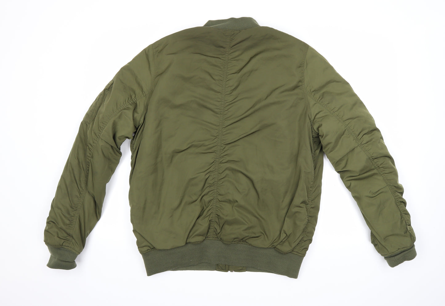 Topshop Womens Green   Bomber Jacket Coat Size 16