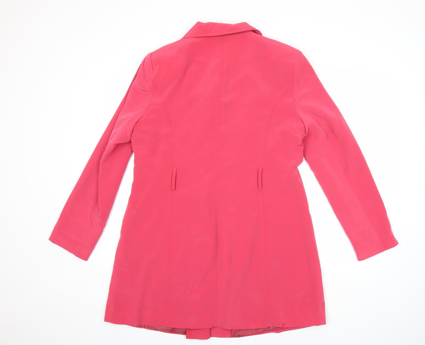Peacocks Womens Pink   Trench Coat Coat Size 16