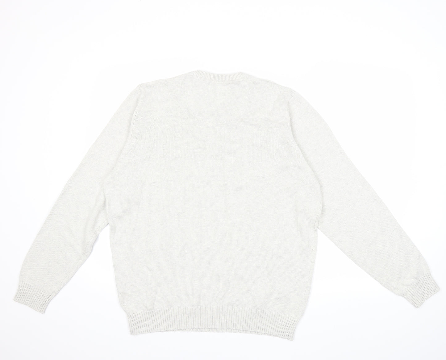 BHS Mens Beige  Knit Pullover Jumper Size L