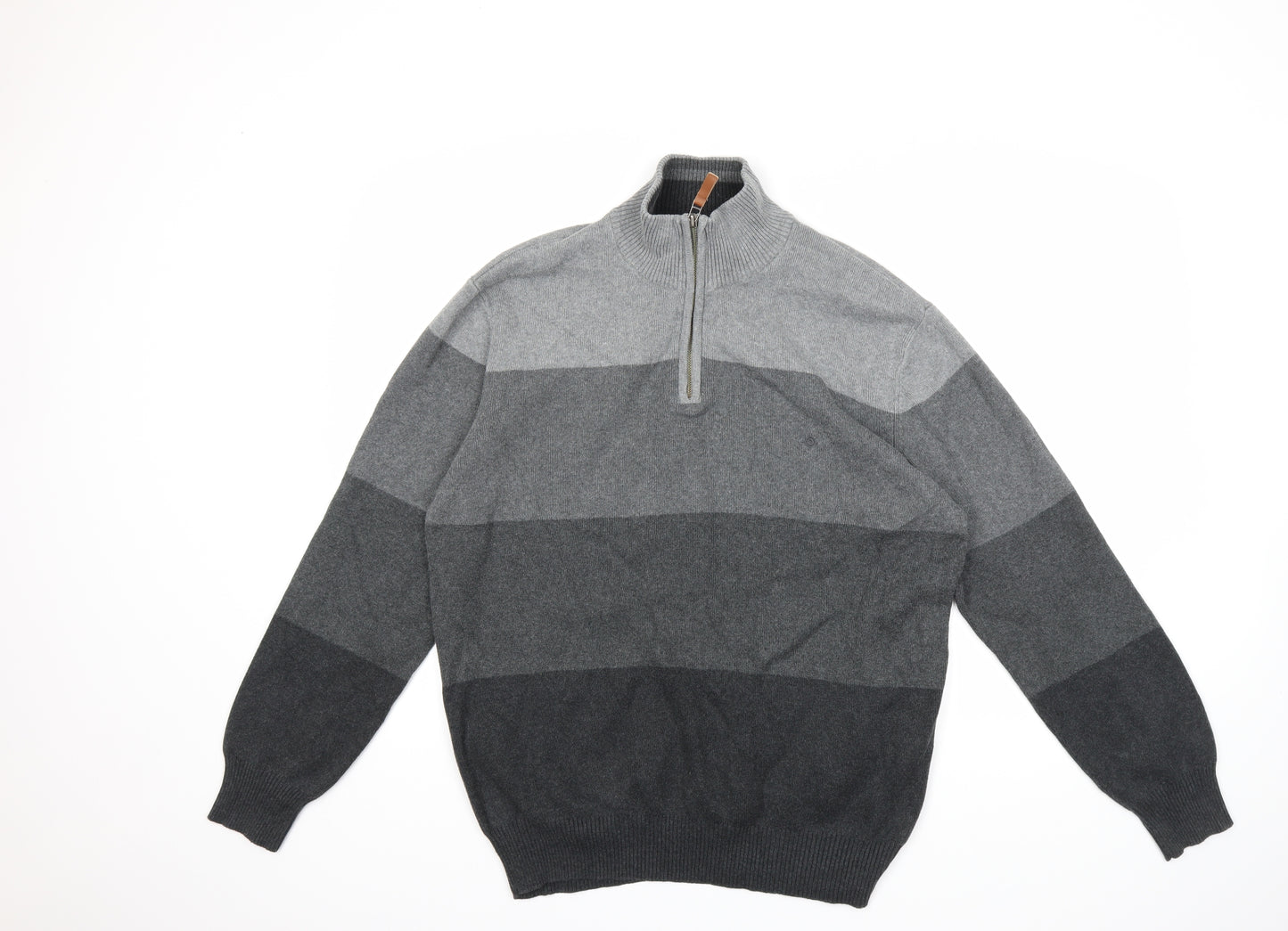 Maine Mens Grey   Pullover Jumper Size L