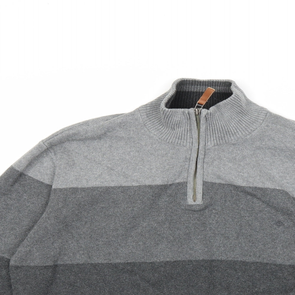 Maine Mens Grey   Pullover Jumper Size L