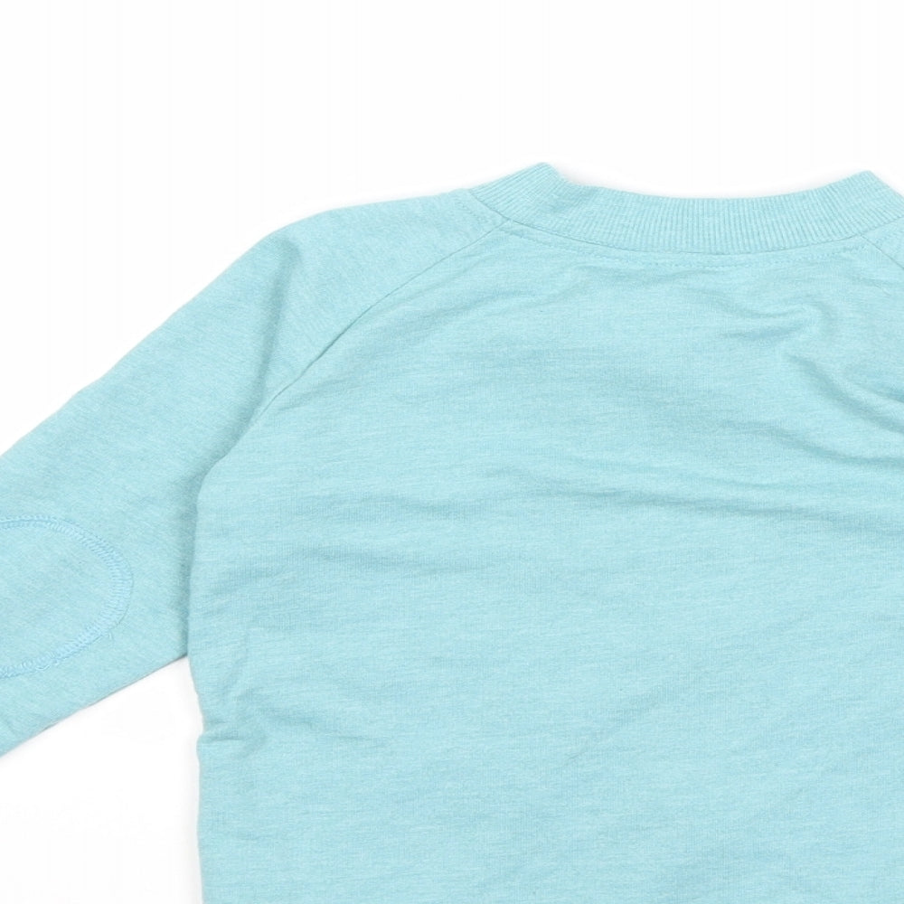 M&Co Boys Blue   Full Zip Sweatshirt Size 2-3 Years