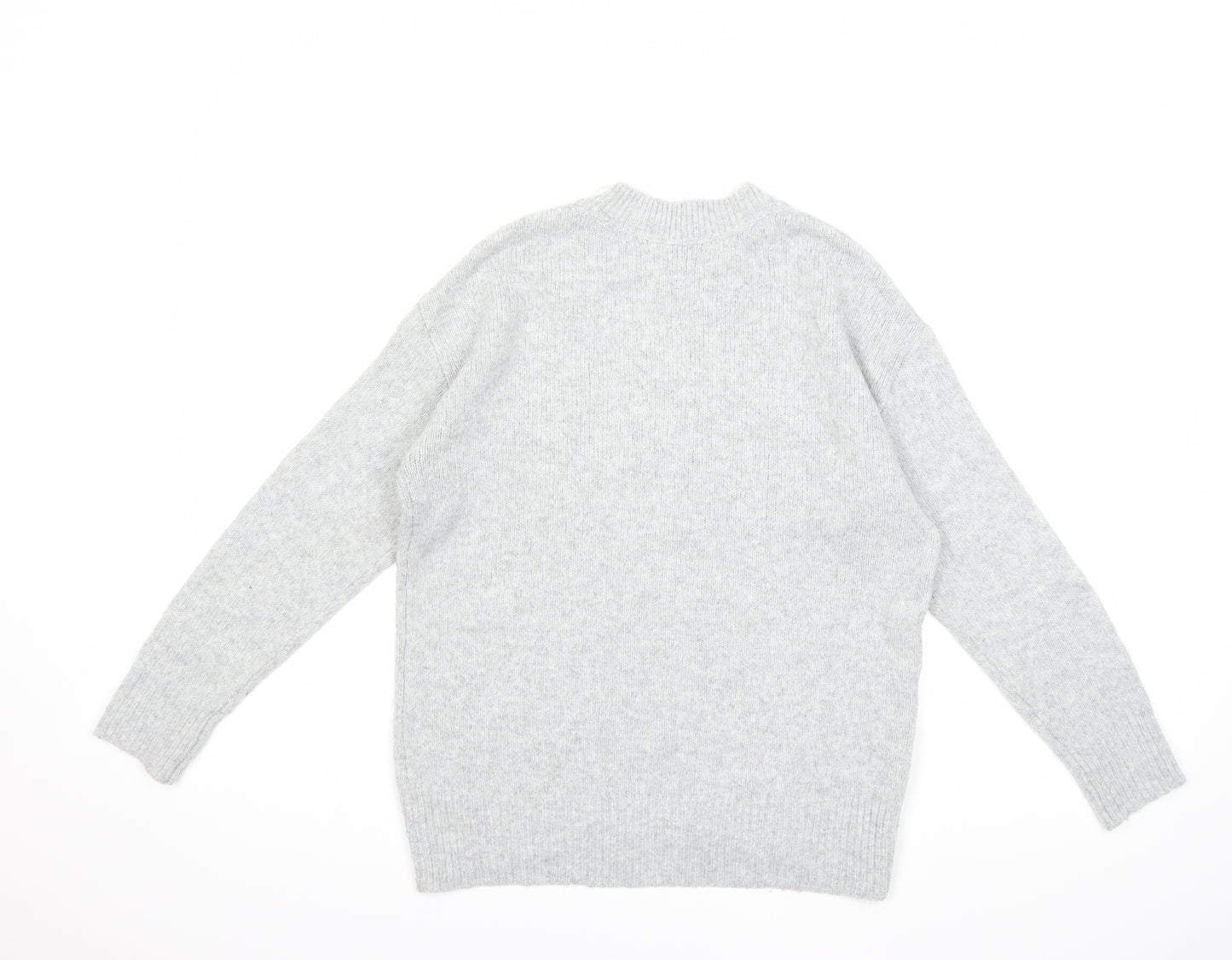 George Womens Grey  Knit Pullover Jumper Size S