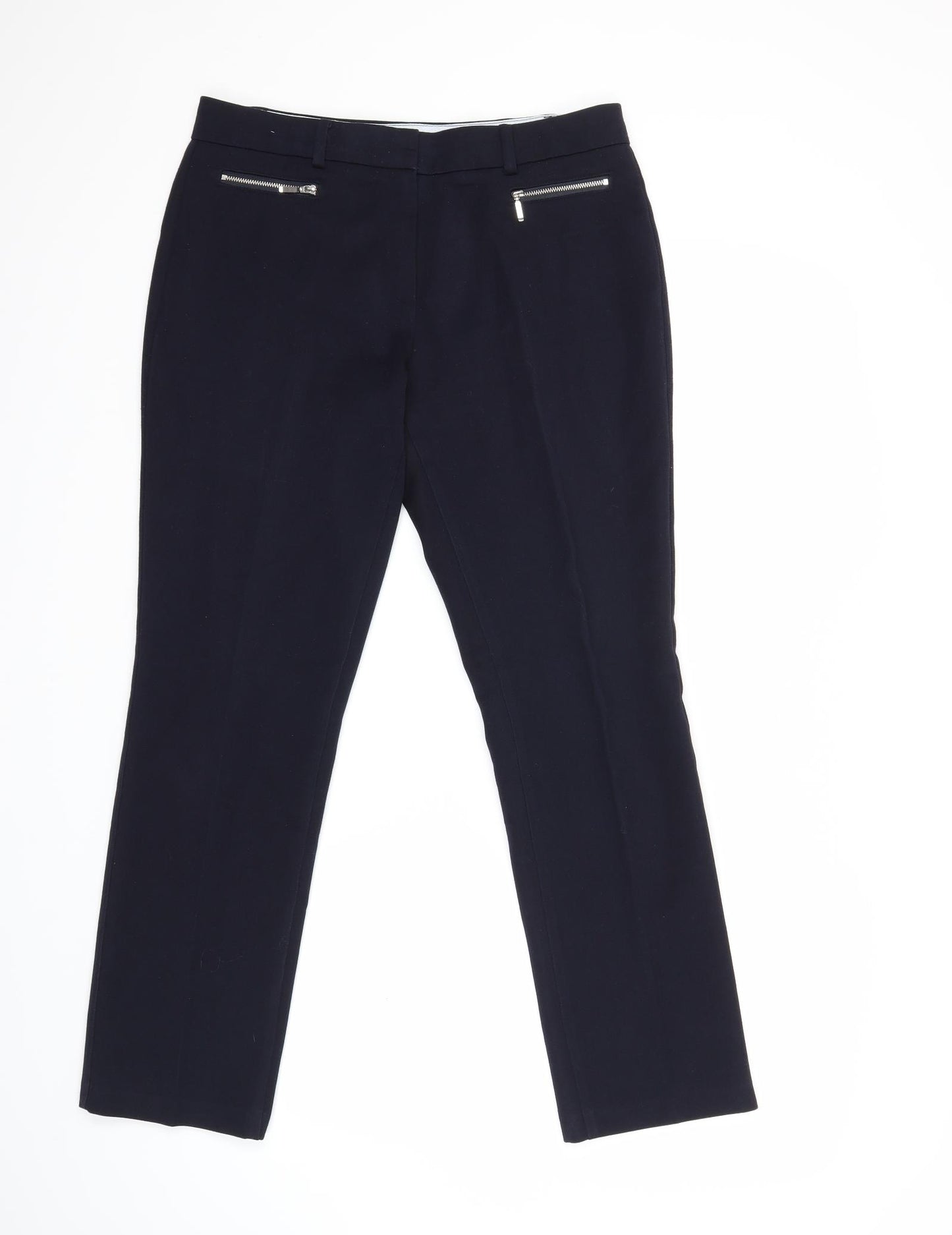 Marks and Spencer Womens Blue   Trousers  Size 12 L27 in