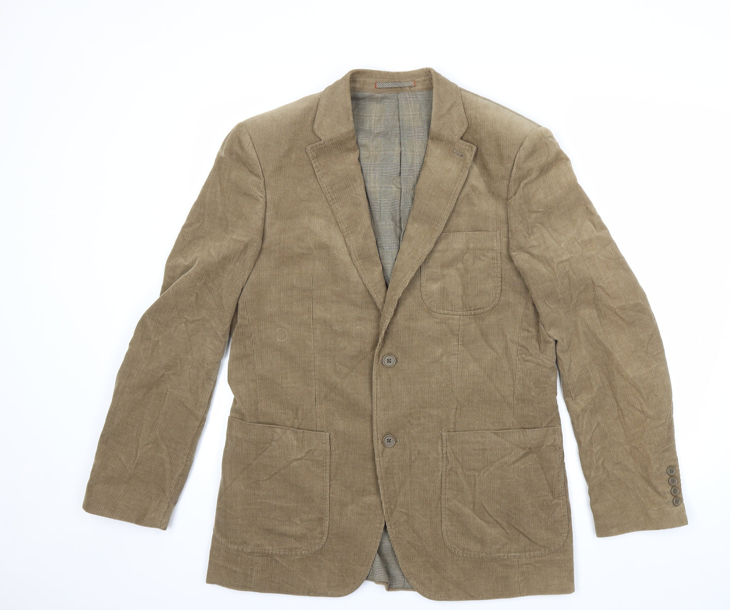 NEXT Mens Brown  Corduroy Jacket Suit Jacket Size 38