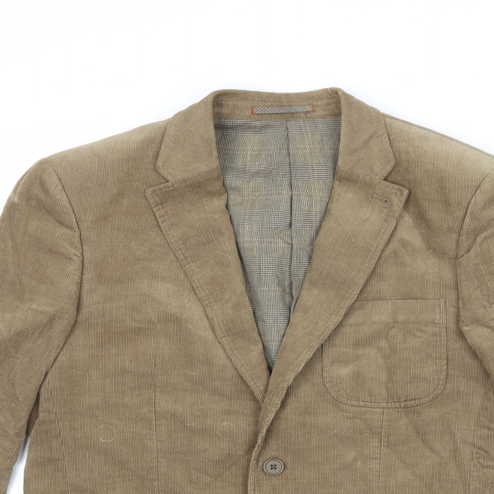 NEXT Mens Brown  Corduroy Jacket Suit Jacket Size 38