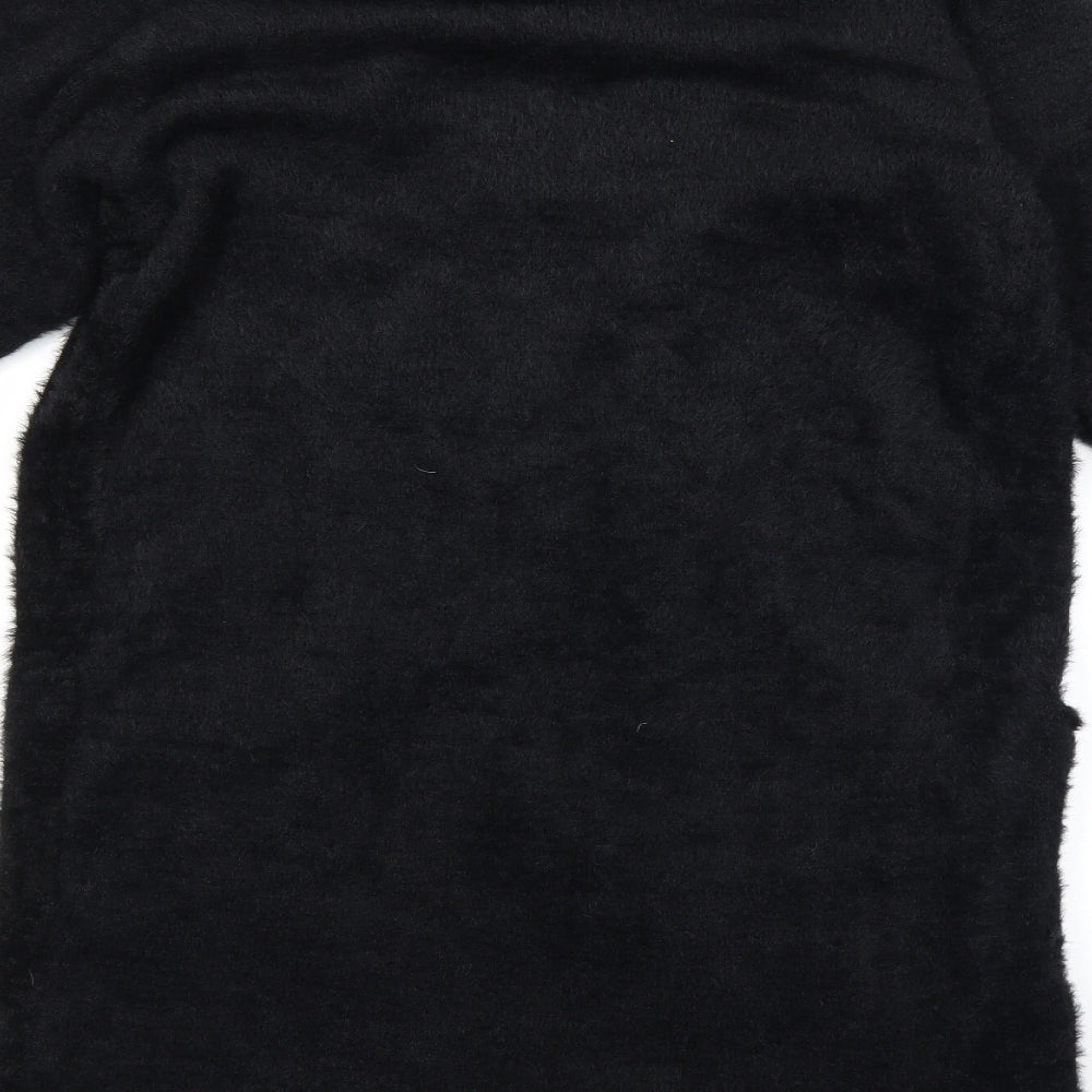 MANI JEANS Womens Black   Cardigan Jumper Size M