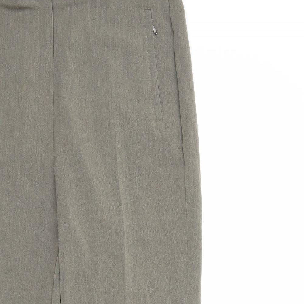 Marks and Spencer Womens Grey   Trousers  Size 12 L26 in