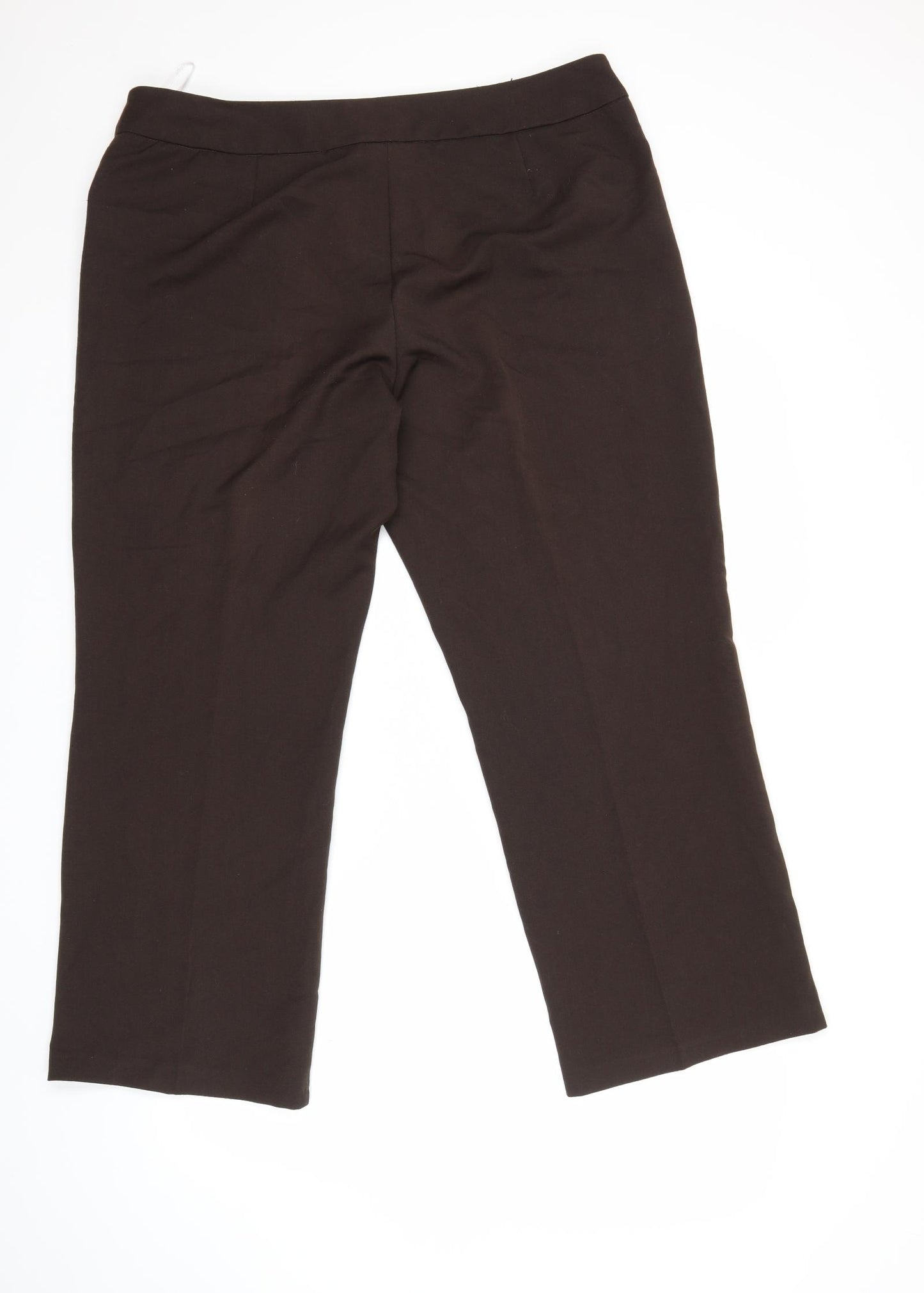 BHS Womens Brown   Trousers  Size 18 L27 in