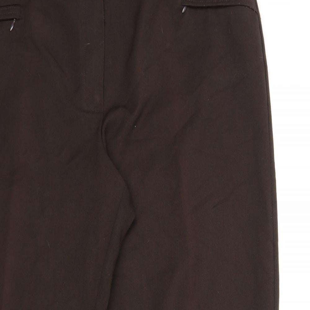 BHS Womens Brown   Trousers  Size 18 L27 in