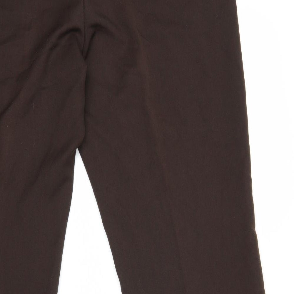 BHS Womens Brown   Trousers  Size 18 L27 in