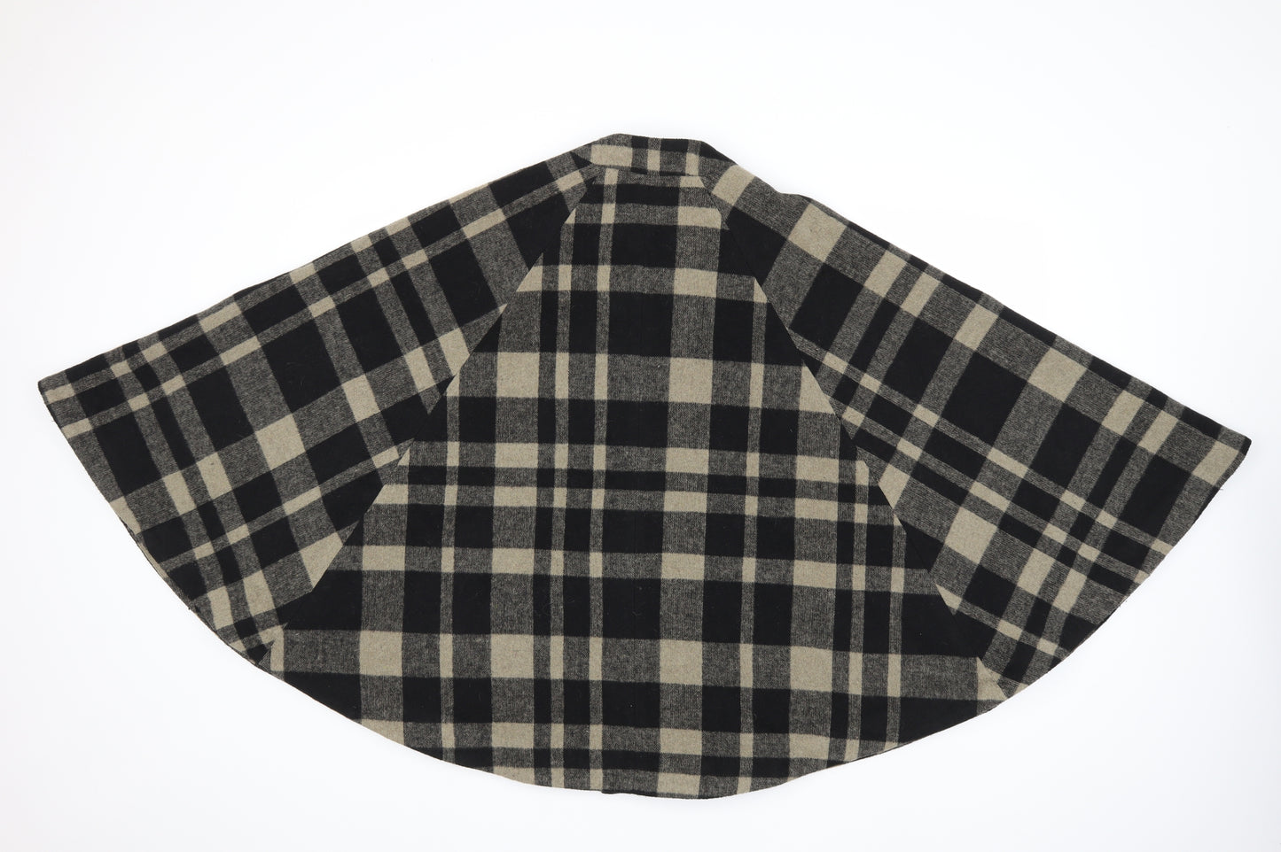 TU Womens Black Check  Jacket Coat Size 12