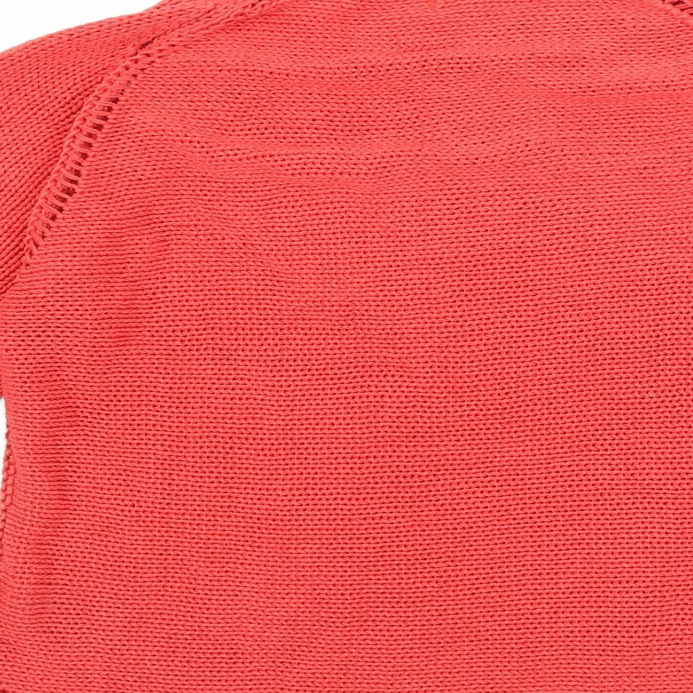 Lakeland Womens Red  Knit Pullover Jumper Size 16