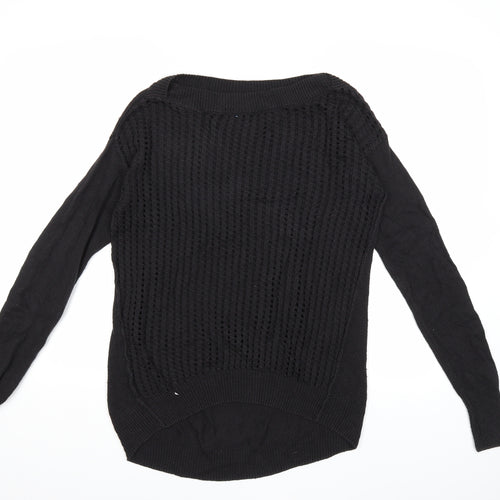 APH ORISM Womens Black  Knit Pullover Jumper Size M