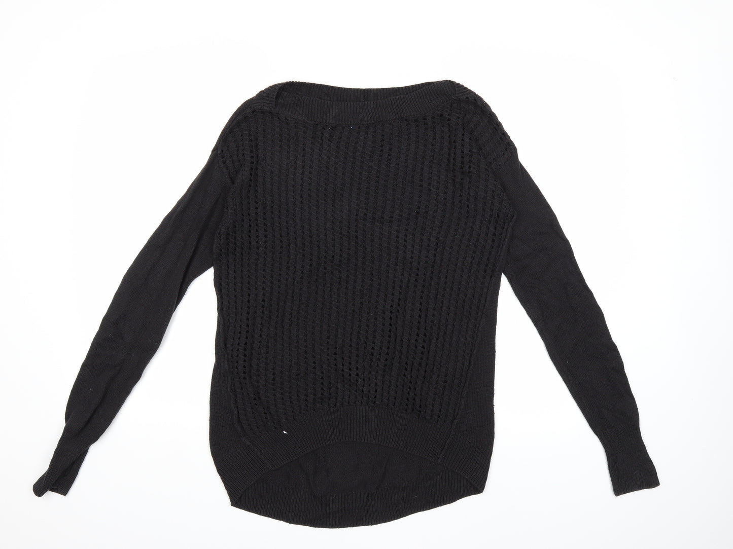 APH ORISM Womens Black  Knit Pullover Jumper Size M