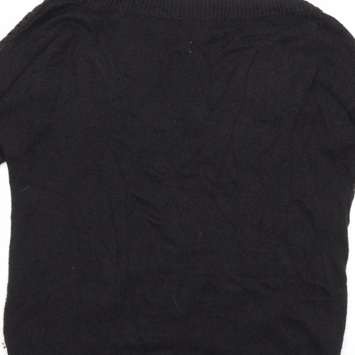 APH ORISM Womens Black  Knit Pullover Jumper Size M