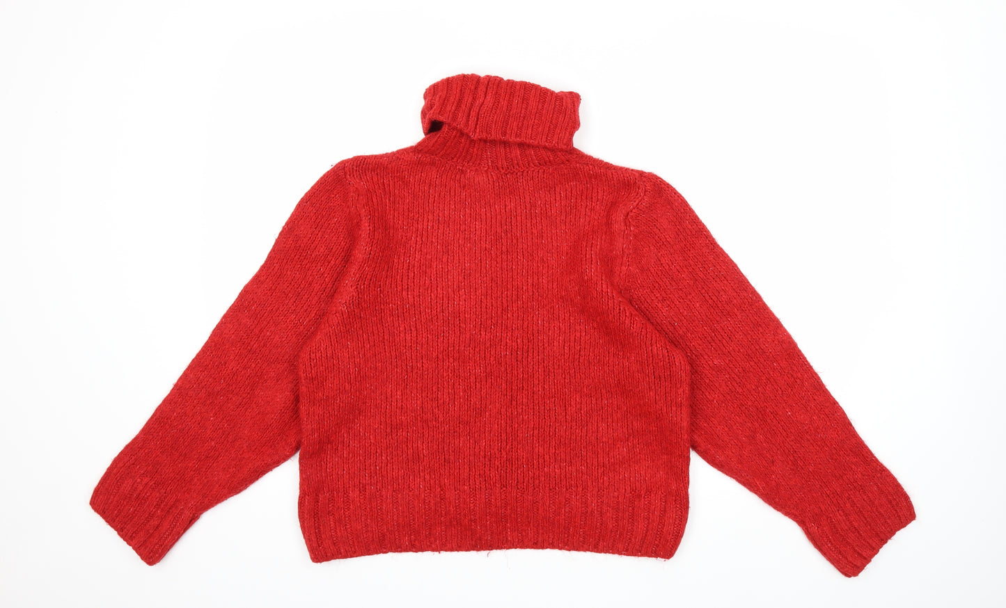 Primark Womens Red  Knit Pullover Jumper Size 10