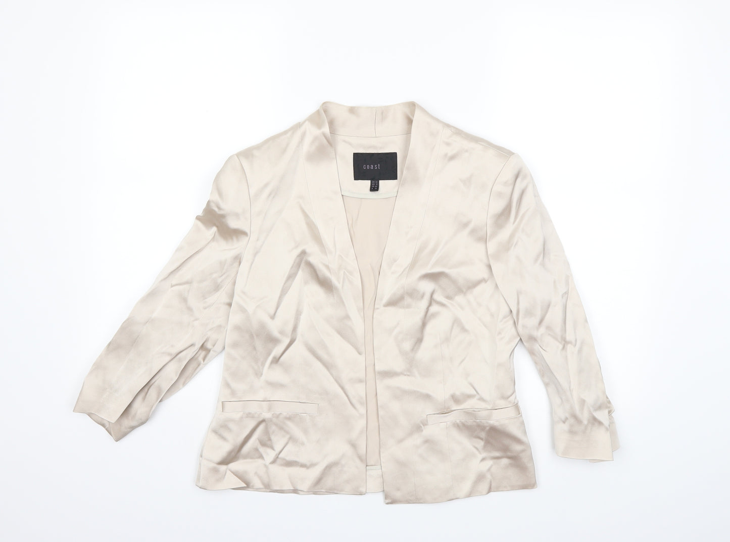 Coast Womens Gold   Jacket Blazer Size 12