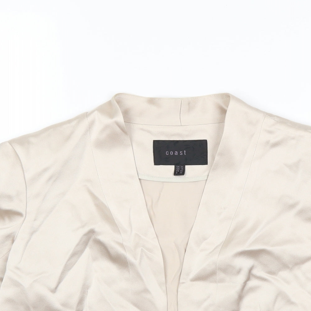 Coast Womens Gold   Jacket Blazer Size 12