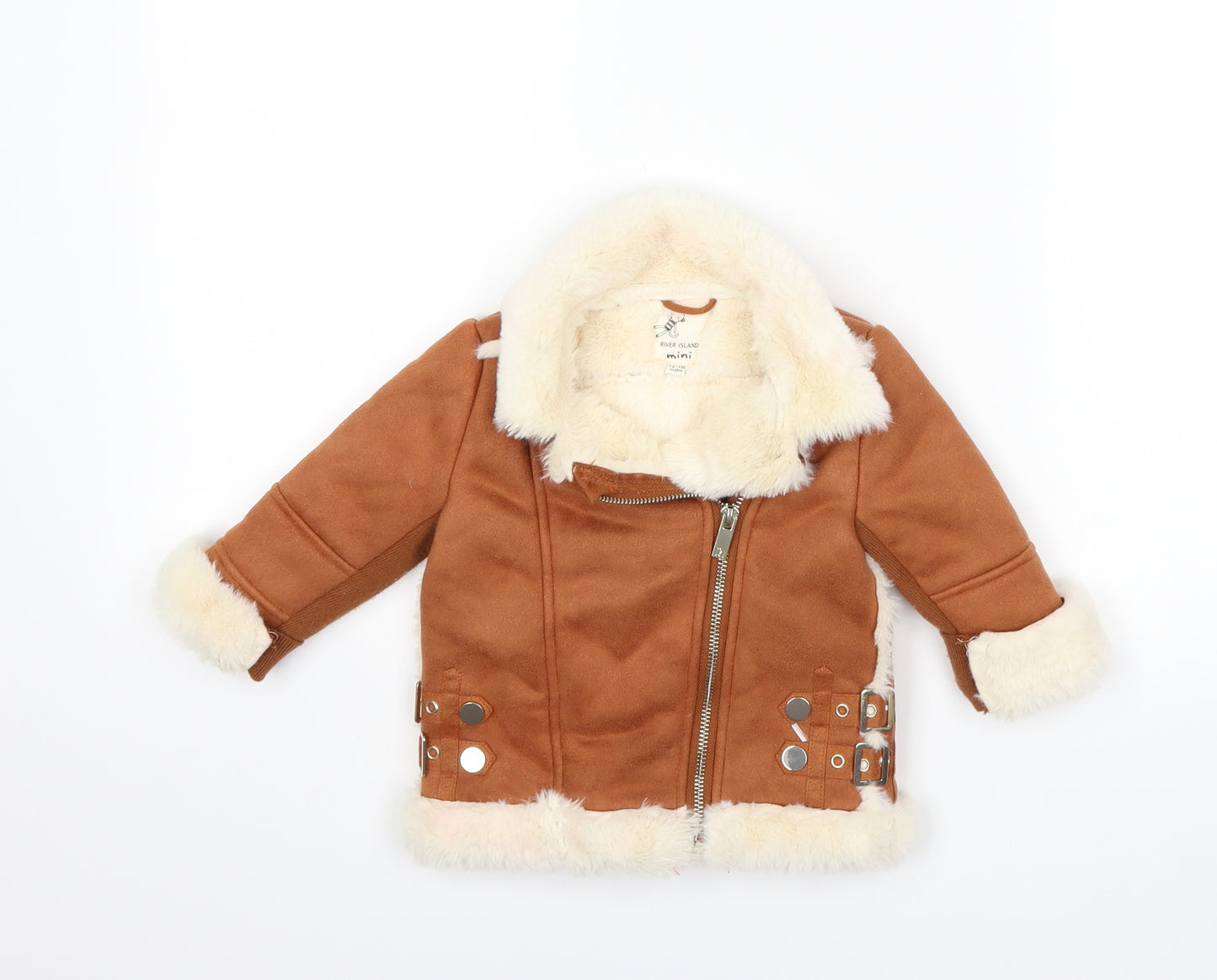 River Island Baby Brown   Jacket Coat Size 12-18 Months