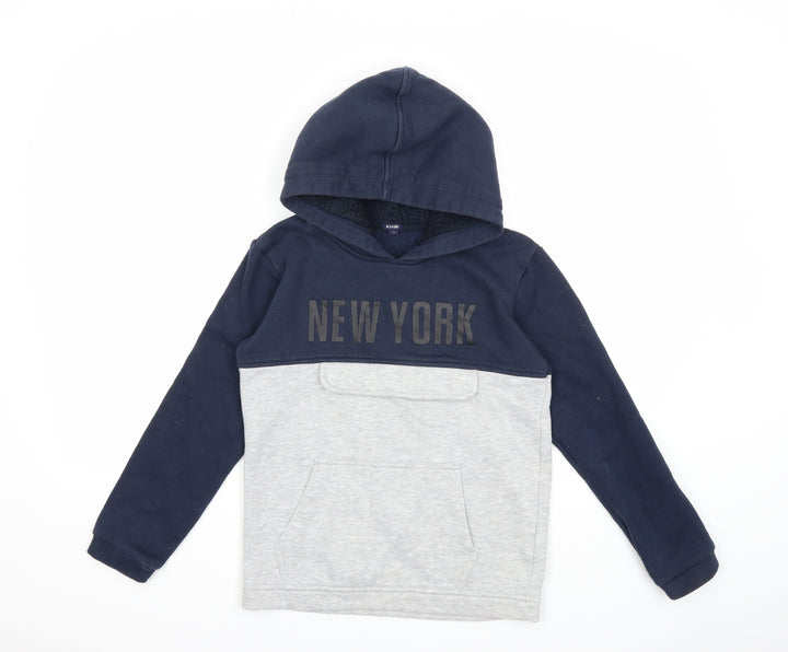 Kiabi Boys Blue   Pullover Hoodie Size 12 Years