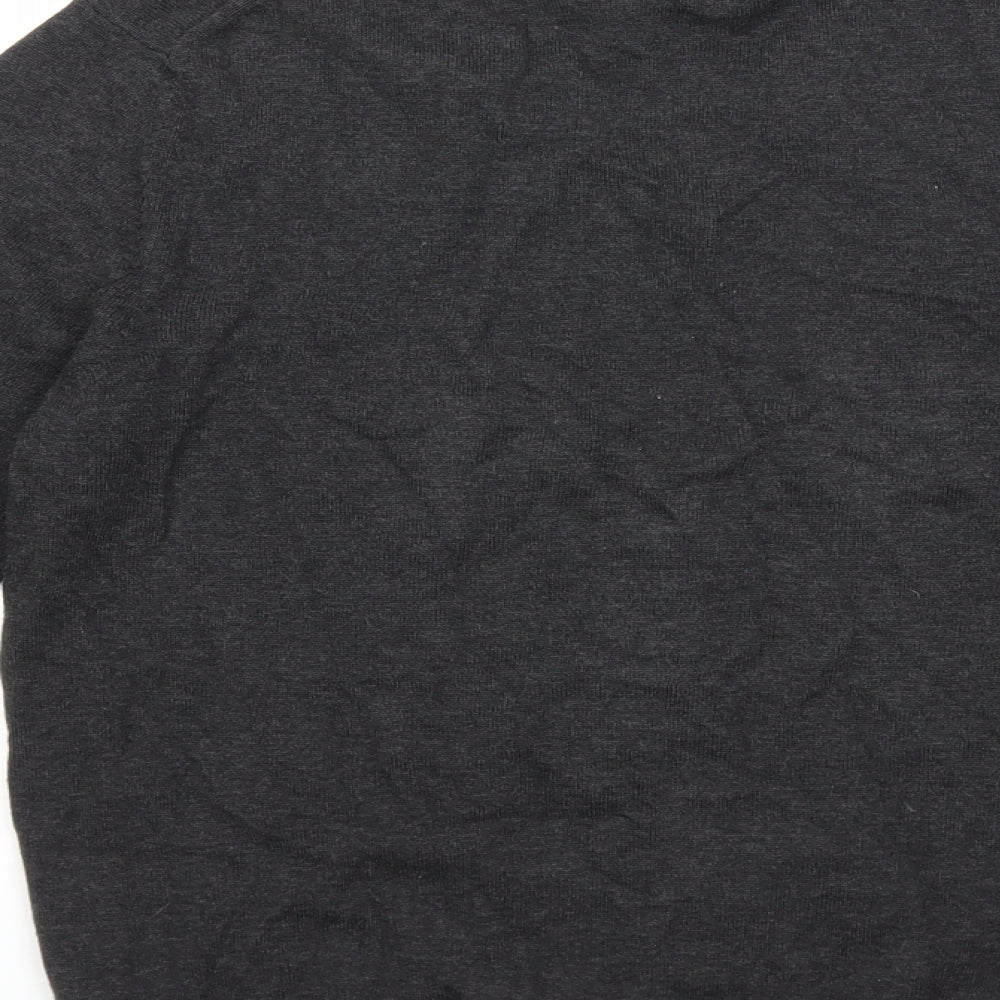 Marks and Spencer Mens Grey  Knit Pullover Jumper Size S