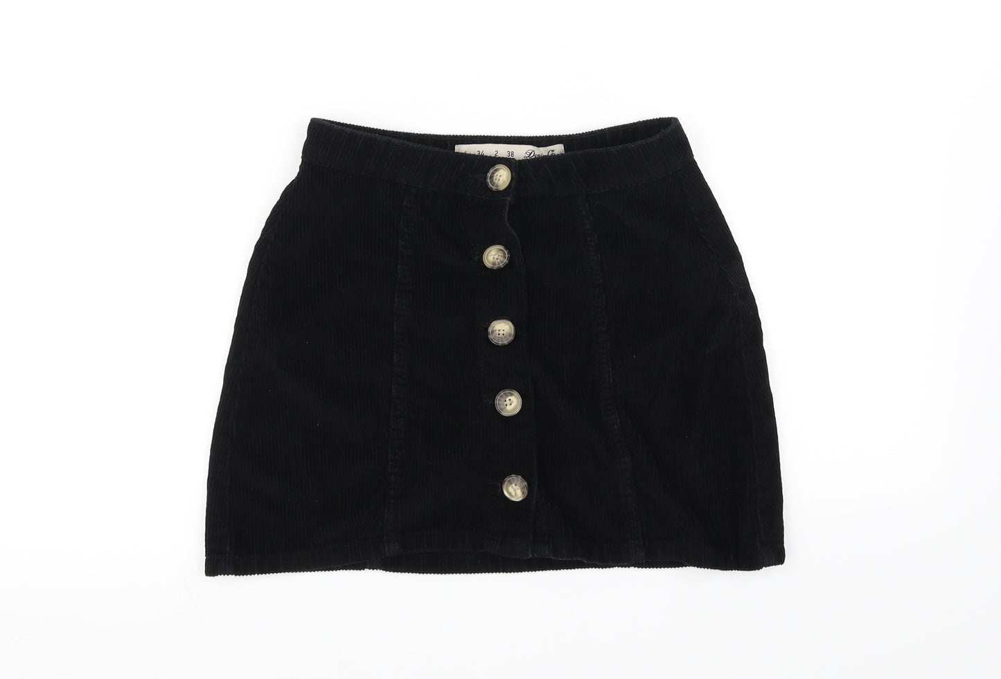 deniem & co Womens Black   A-Line Skirt Size 6