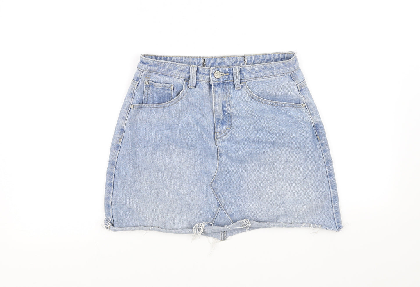 deniem & co Womens Blue   A-Line Skirt Size 8