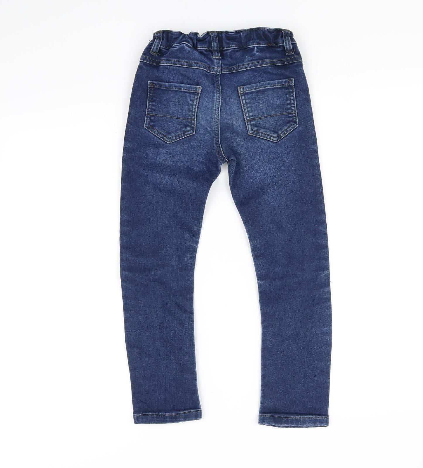 George Girls Blue   Straight Jeans Size 6-7 Years