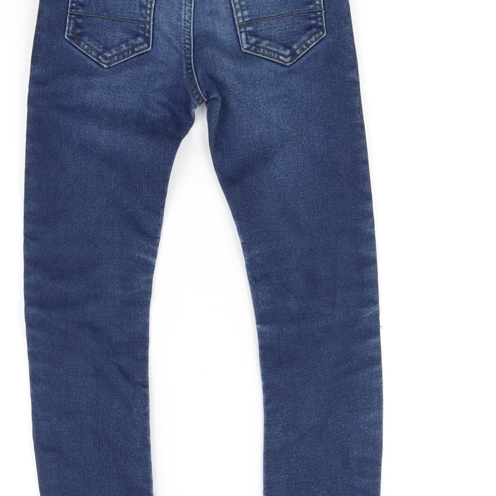 George Girls Blue   Straight Jeans Size 6-7 Years
