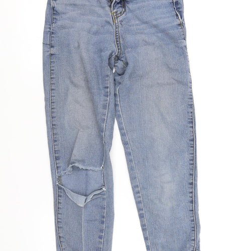 pretty little thing Girls Black Ikat  Skinny Jeans Size 4 Years