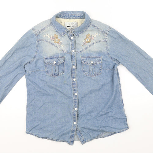 NewLook Womens Blue   Jacket Coatigan Size 8