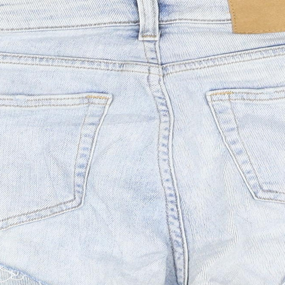 H&M Womens Blue   Hot Pants Shorts Size 6