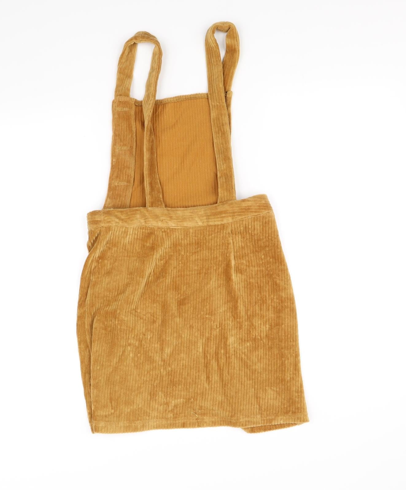 Topshop Womens Yellow   Dungaree One-Piece Size 8