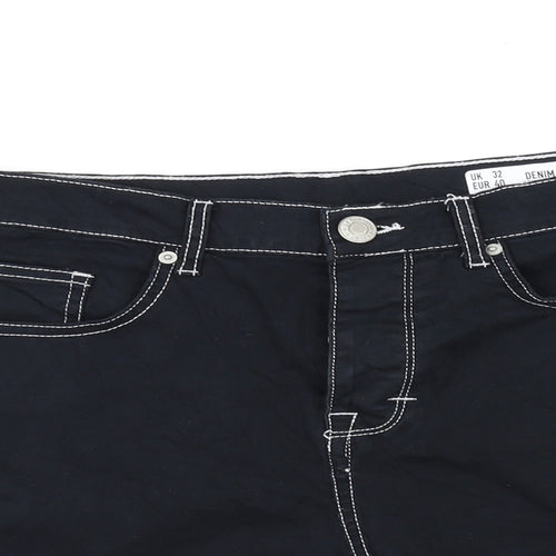 deniem & co Womens Black   Cut-Off Shorts Size 32 in