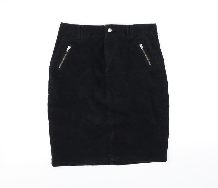TU Womens Black A-Line Skirt