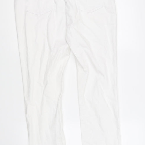 Per Una Womens White   Straight Jeans Size 12 L31 in