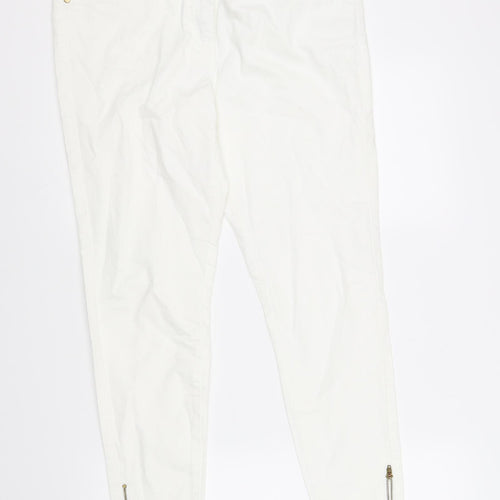 angel spirit Womens White   Mom Jeans Size 16 L30 in