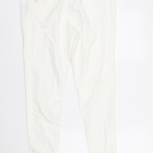 angel spirit Womens White   Mom Jeans Size 16 L30 in