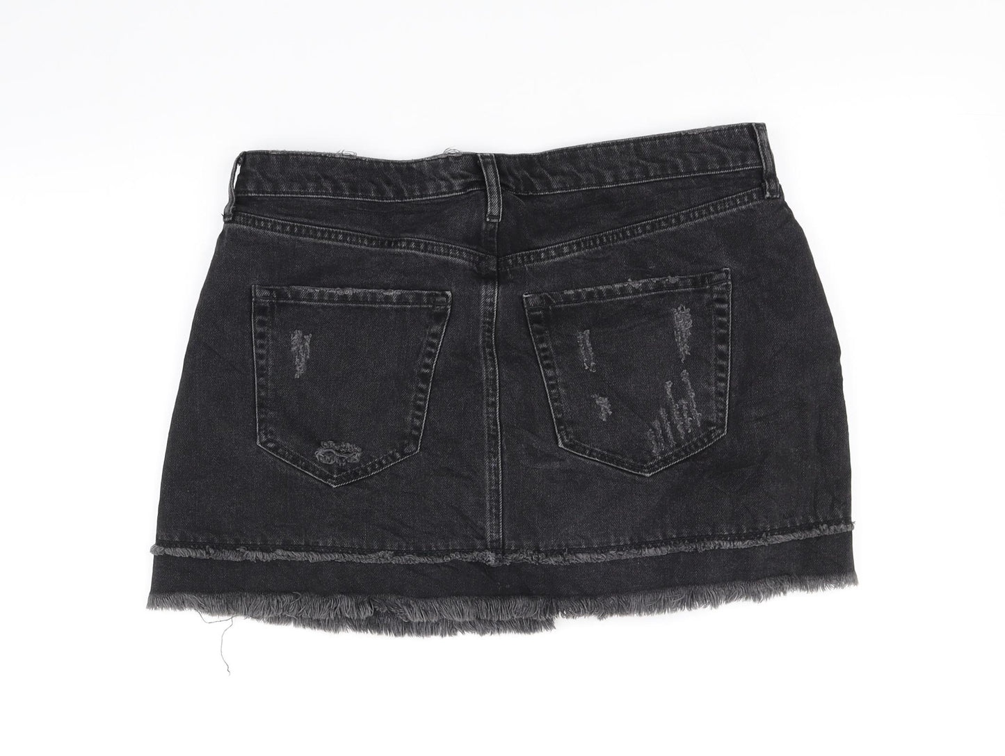 River Island Womens Black   A-Line Skirt Size 14
