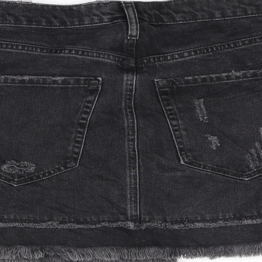 River Island Womens Black   A-Line Skirt Size 14