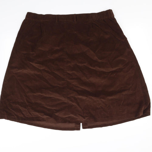 Damart Womens Purple   A-Line Skirt Size 26 in