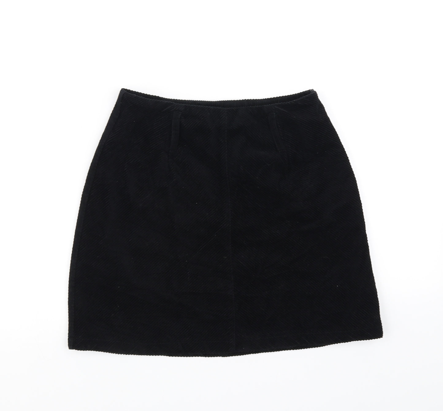 deniem & co Womens Black   A-Line Skirt Size 8