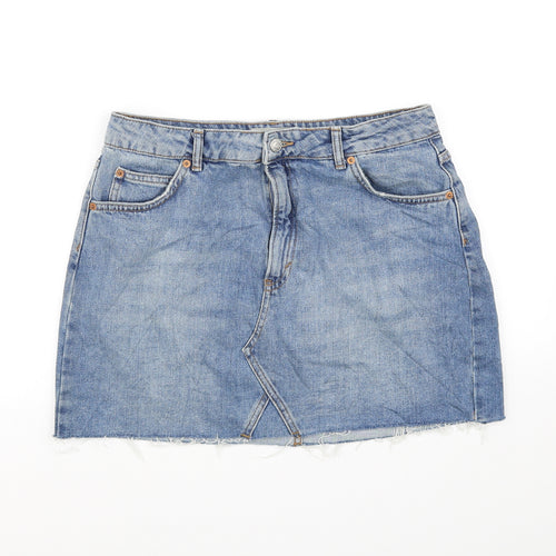 Tophop Womens Blue   A-Line Skirt Size 10