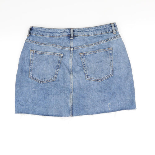 Tophop Womens Blue   A-Line Skirt Size 10