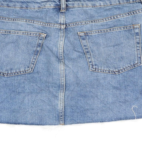 Tophop Womens Blue   A-Line Skirt Size 10