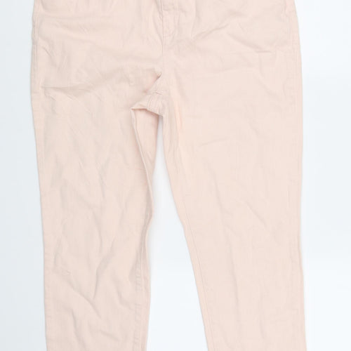 Chicos Womens Pink   Straight Jeans Size 10 L27 in